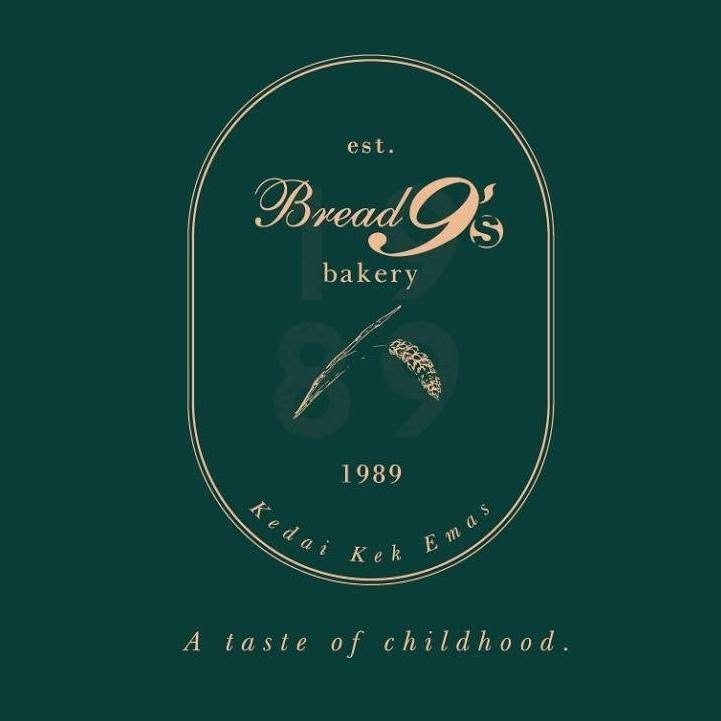 Bread9’s bakery — Kedai Kek Emas logo